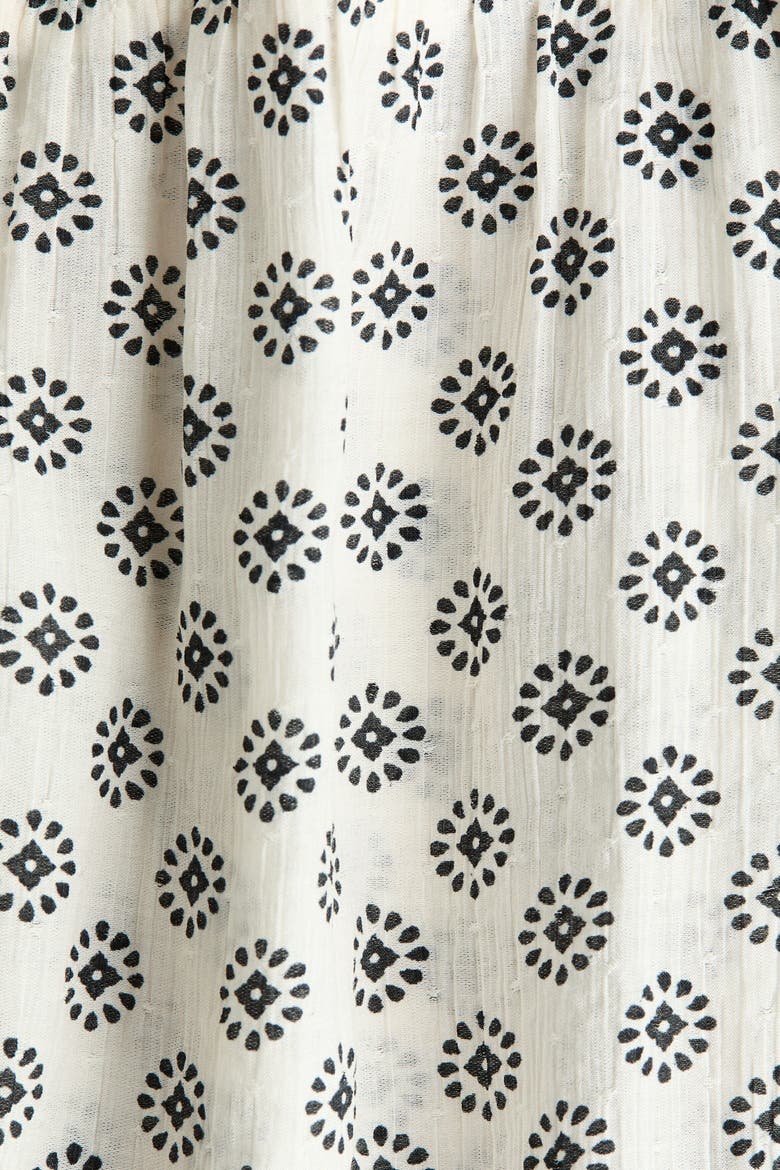 Tiered Skirt, Alternate, color, Cream/patterned