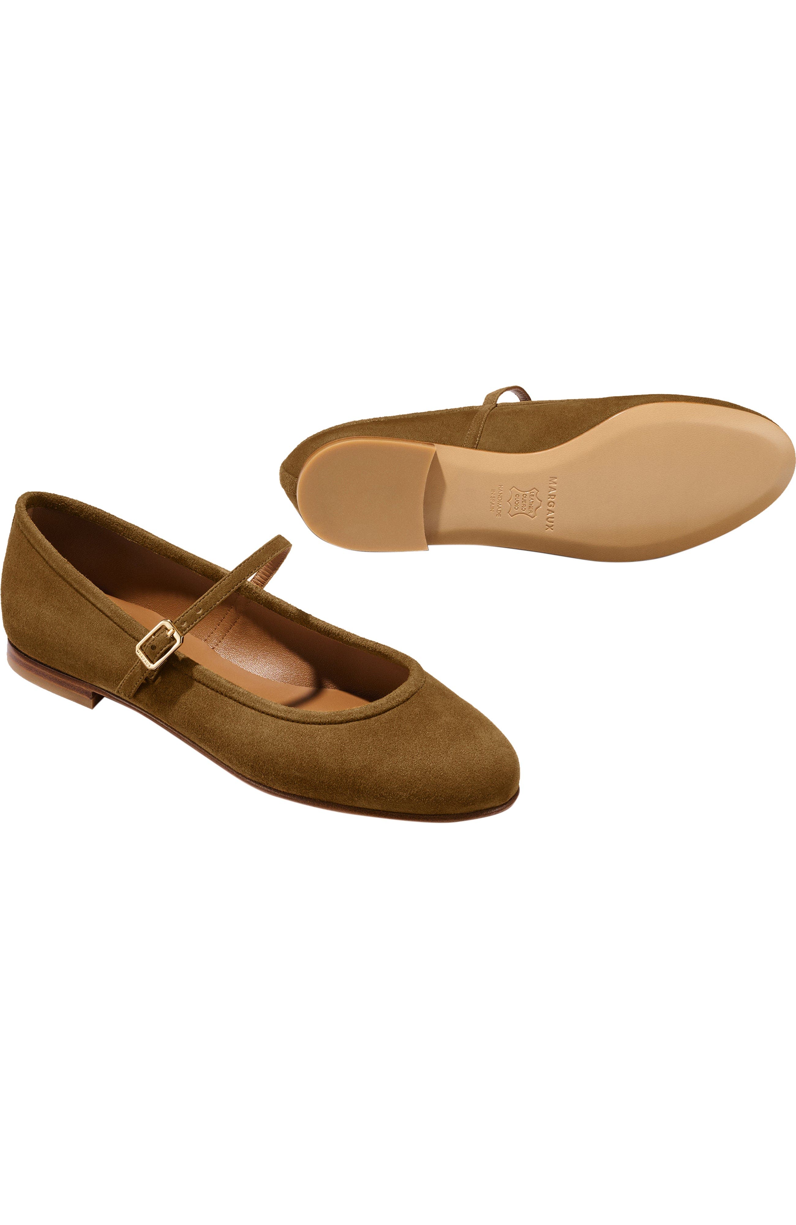 The Demi Jane Flat, Alternate, color, Cedar Suede