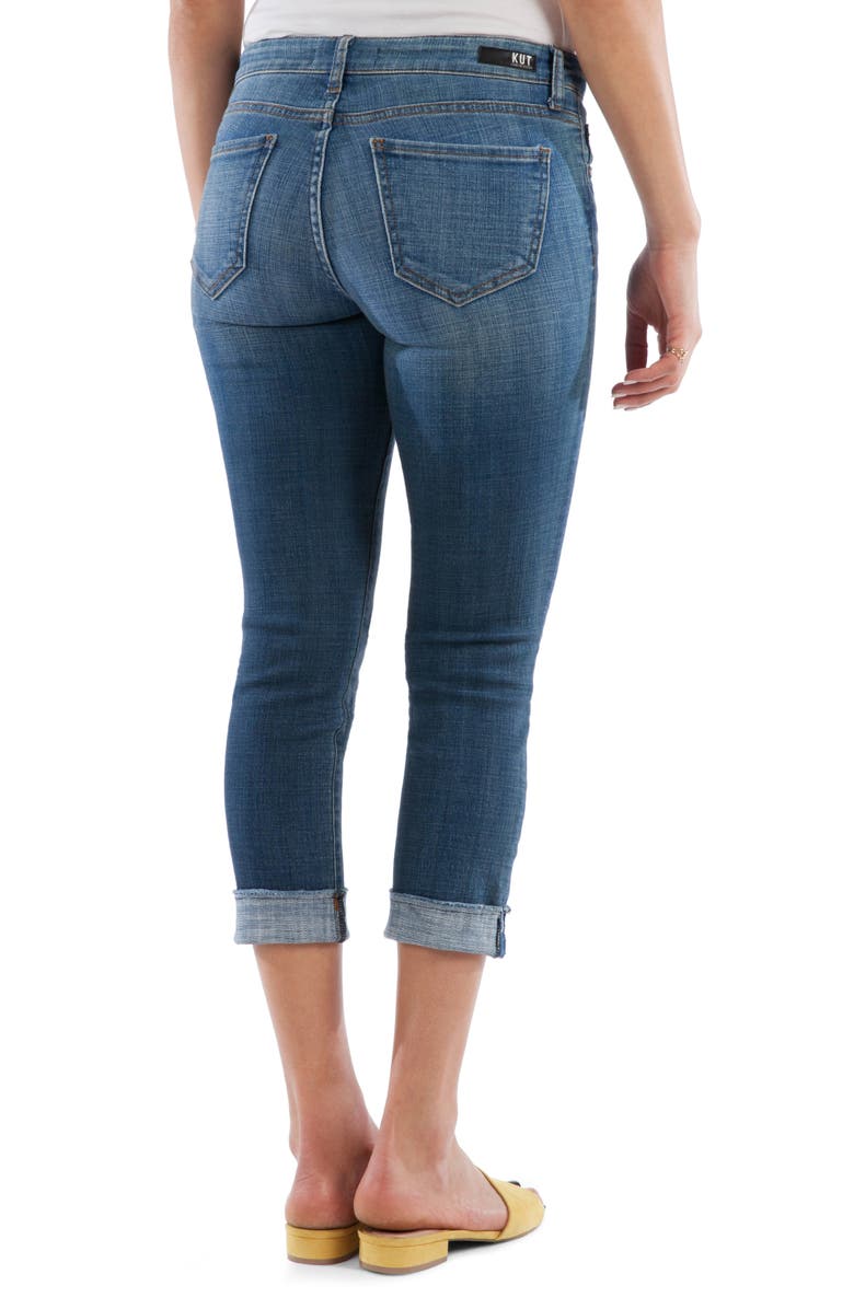 KUT from the Kloth Amy Crop Straight Leg Jeans, Alternate, color, 