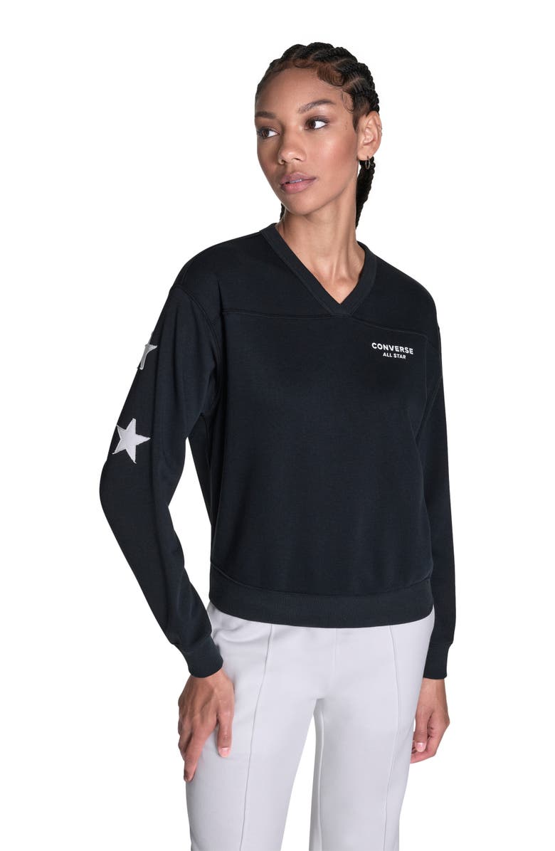 Converse Chuck Star Crew, Main, color, Converse Black