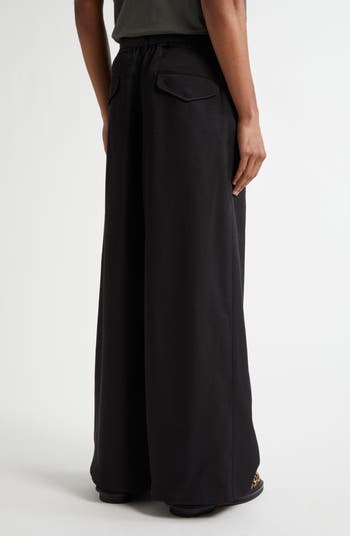 Sacai サカイ Belted 2Tuck Pants 1 Sacai Belted Cargo Pants | Black | FARFETCH