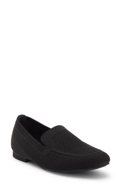Rhinestone Knit Loafer