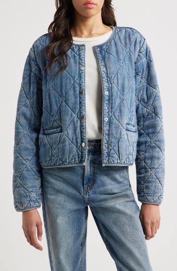 ジャケット・アウター ENDS and MEANS Quilting Jacket A Means To An End Reversible Quilted Jacket – Bella Rose