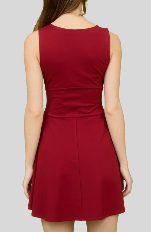 Blu Pepper Fit & Flare Minidress