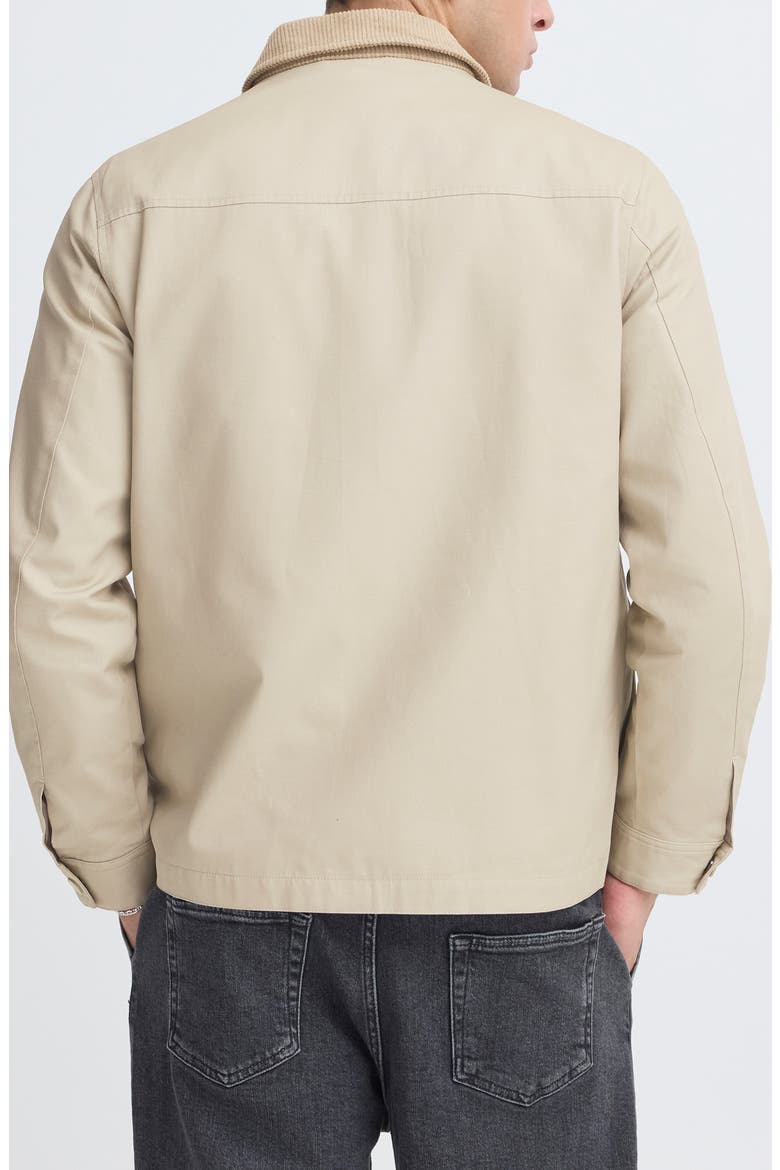 Waxed Cotton Canvas Jacket, Alternate, color, ISLAND FOSSIL