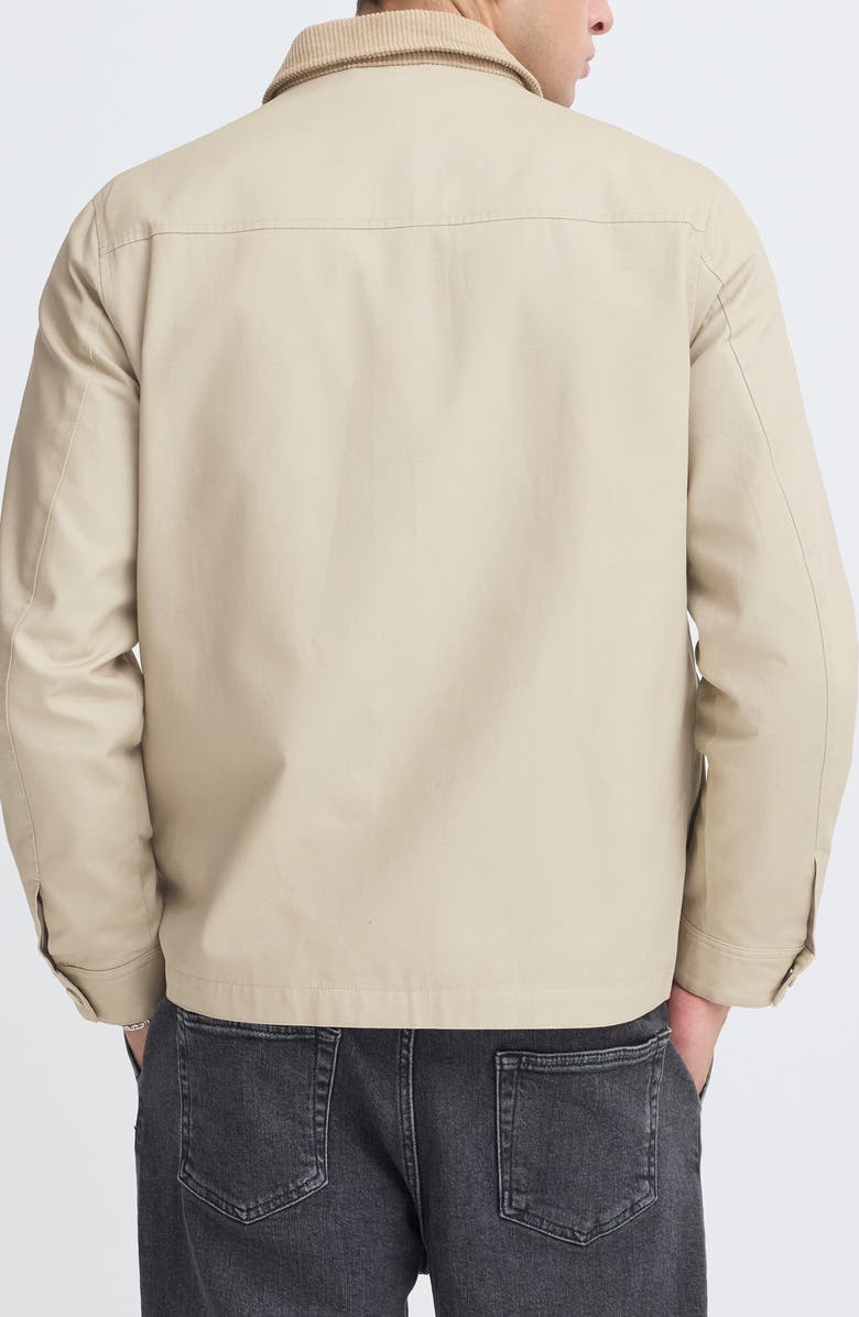 CASUAL FRIDAY Waxed Cotton Canvas Jacket, Alternate, color, Island Fossil