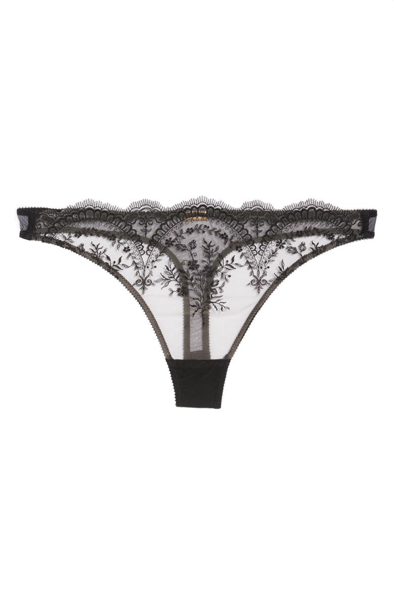 Dita Von Teese Severine Thong, Alternate, color, Blush/ Black