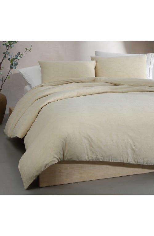 Calvin Klein Branching Leaves Duvet Cover & Sham Set In Cream