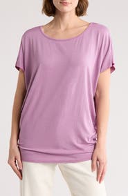 GO COUTURE Cap Sleeve T-Shirt
