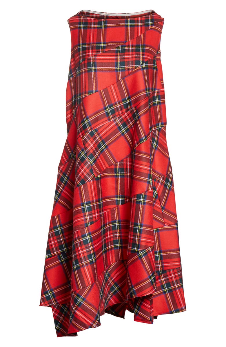 Tao Comme des Garçons Tricot Comme des Garçons Tartan Plaid Dress, Alternate, color, 