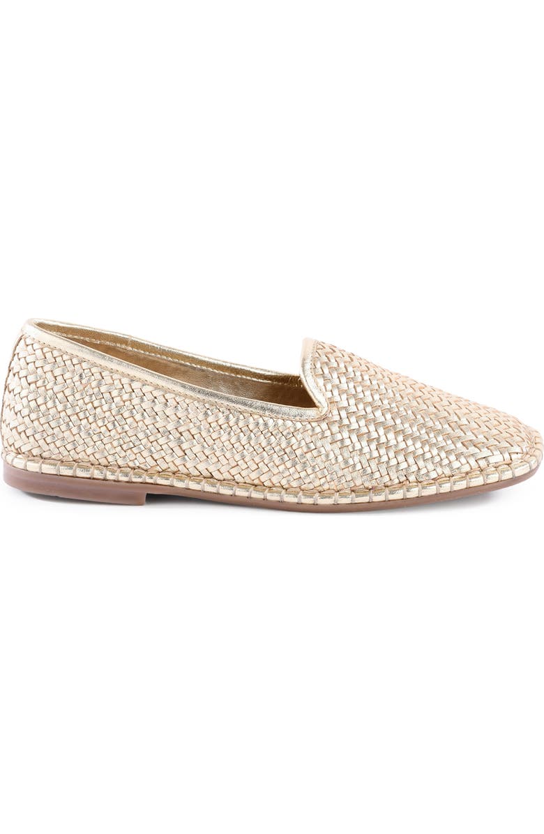 Seychelles Trustworthy Woven Loafer, Alternate, color, Gold