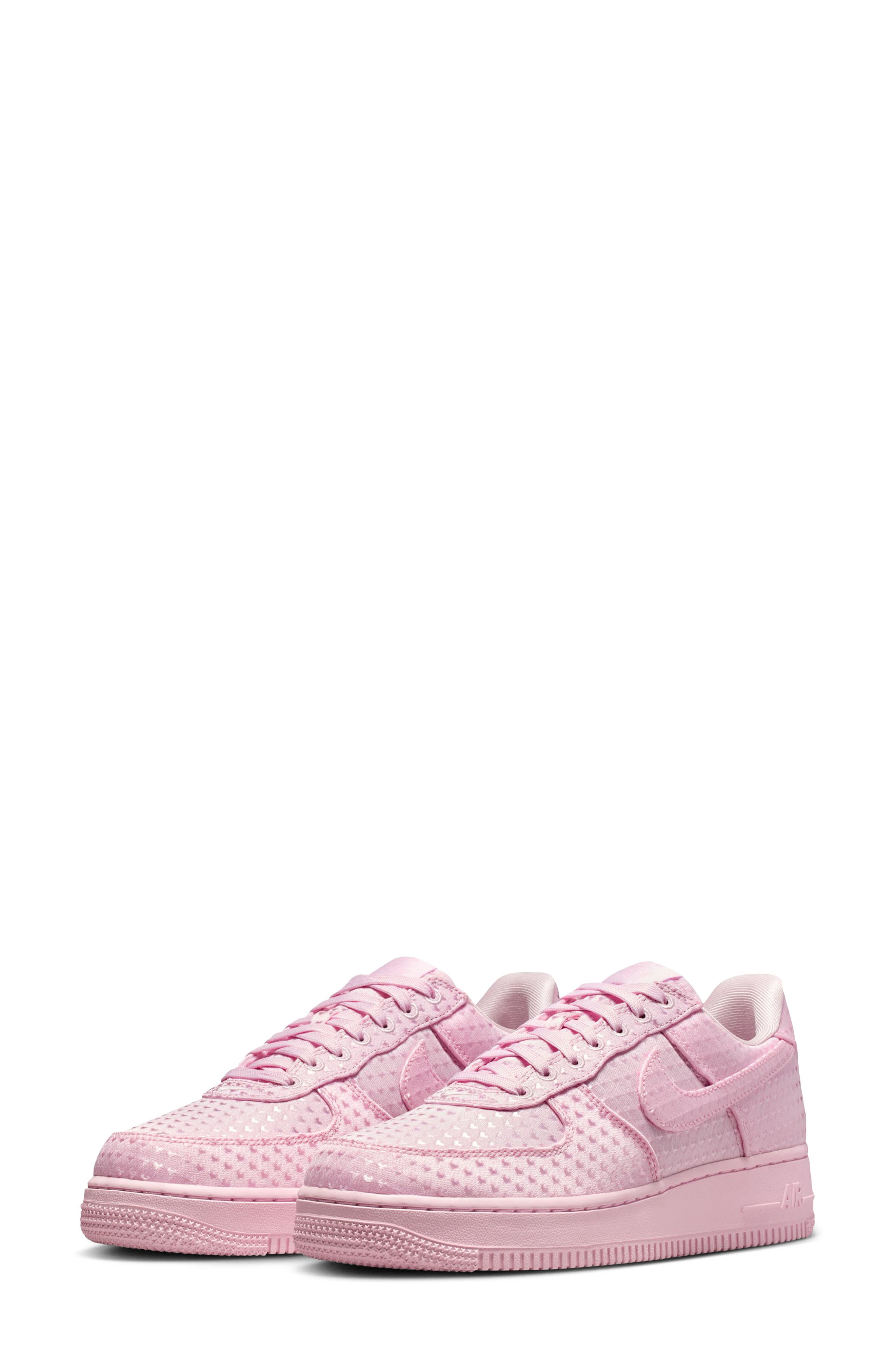 Air Force 1 '07 SE Basketball Sneaker, Main, color, PINK FOAM/ PINK FOAM/ BLACK