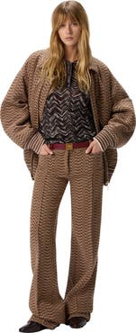 Missoni Men's Tailored Trousers with Chevron Pattern