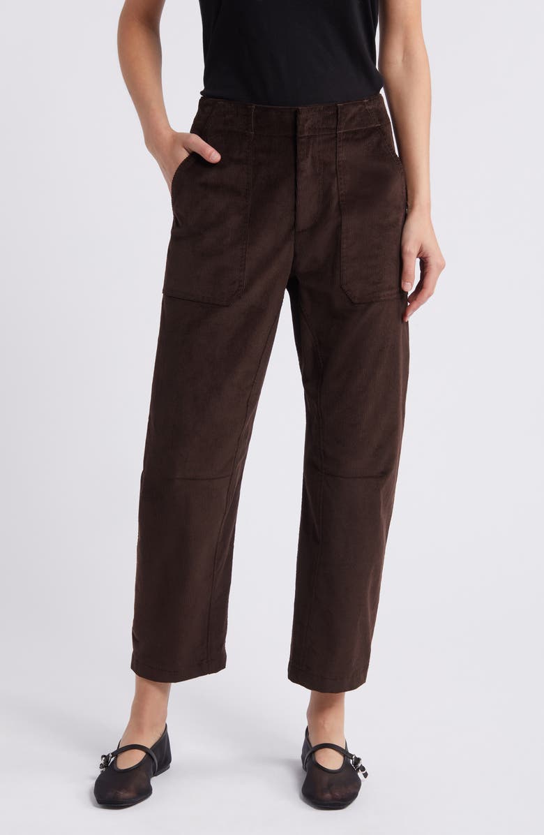 rag & bone Leyton Corduroy Straight Leg Pants, Main, color, 