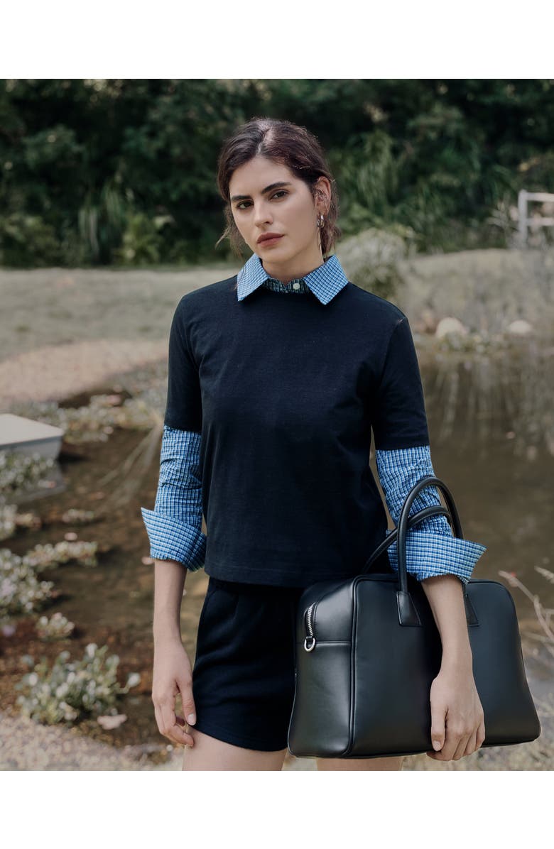 JUANA Hemp Essentials Short Sleeve Tee, Alternate, color, Black