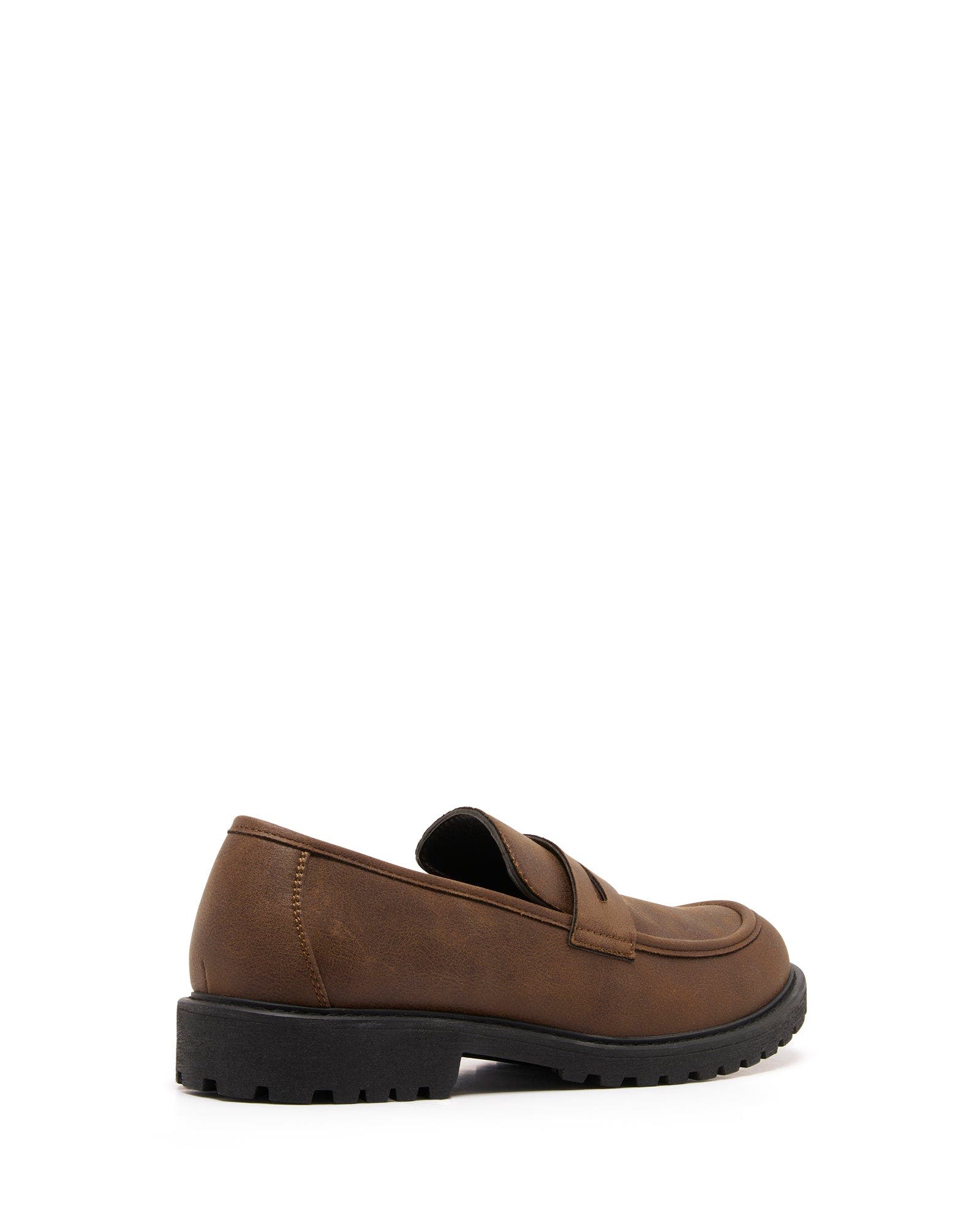 Croydon Loafer, Alternate, color, CHOCOLATE PU