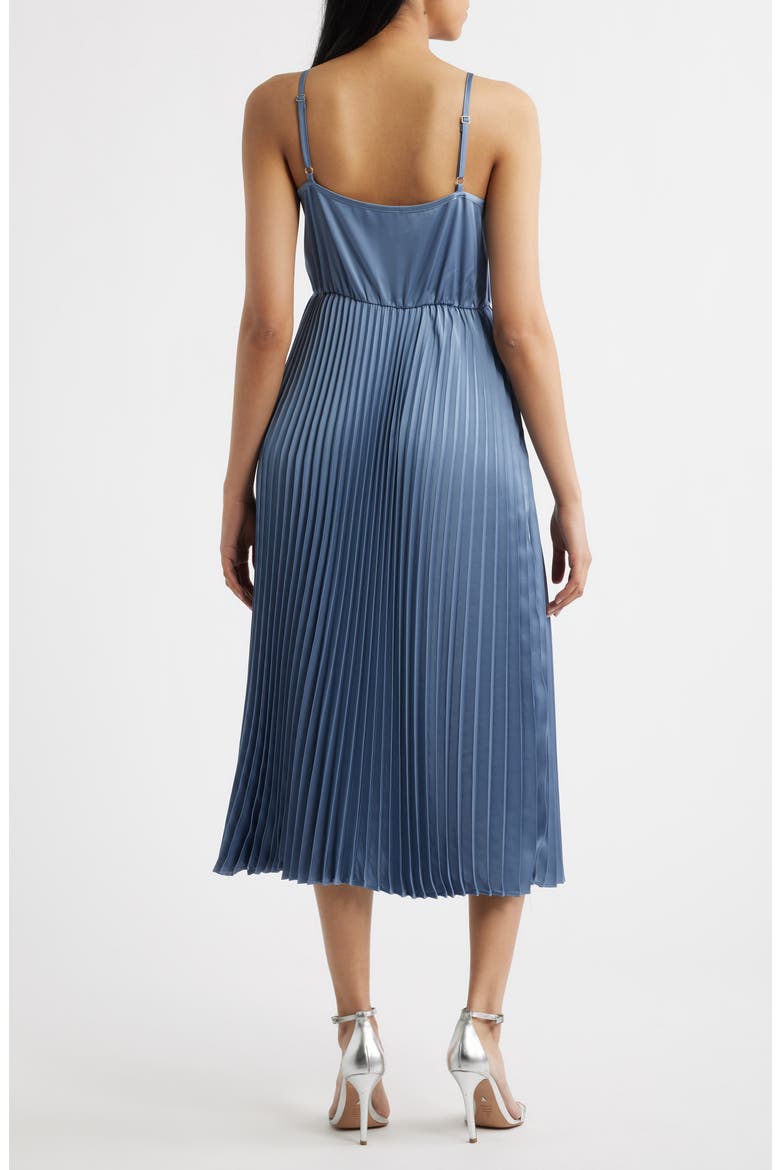 Sweater & Pleated Skirt Two-Piece Set, Alternate, color, SHADOW