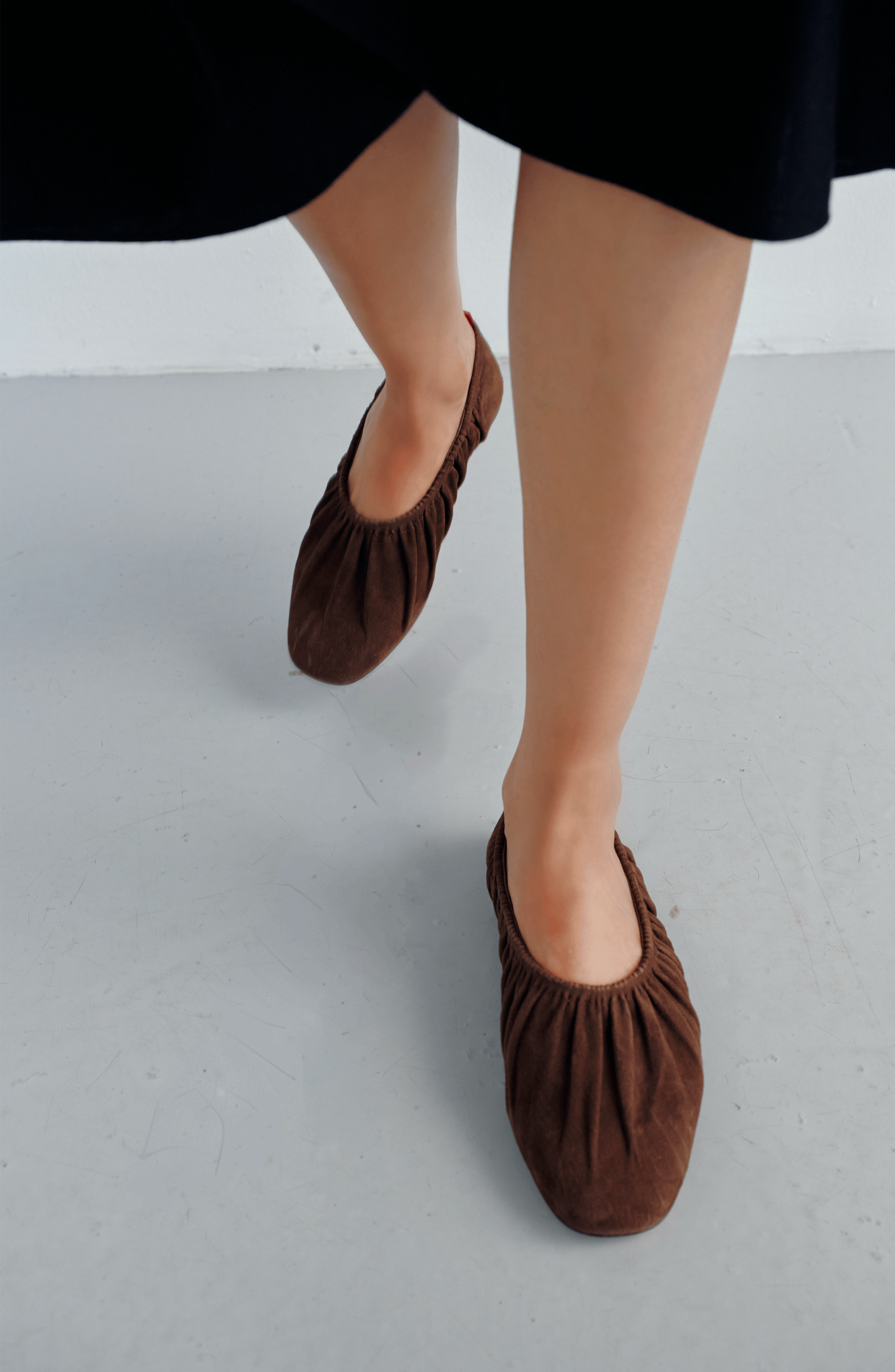 Lisse Flat, Alternate, color, Brown