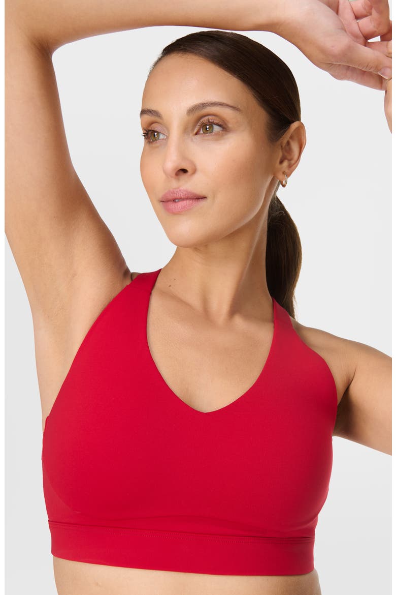 Power Pulse Sports Bra, Alternate, color, PEPPER RED