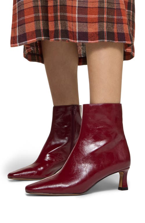 Aldo Juliyaa Kitten Heel Bootie In Red