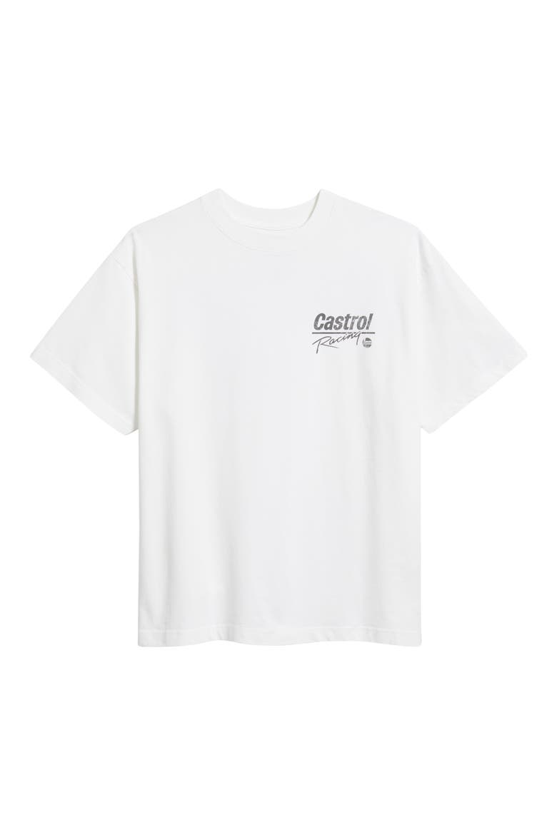 Castrol Racing Graphic T-Shirt, Alternate, color, WHITE