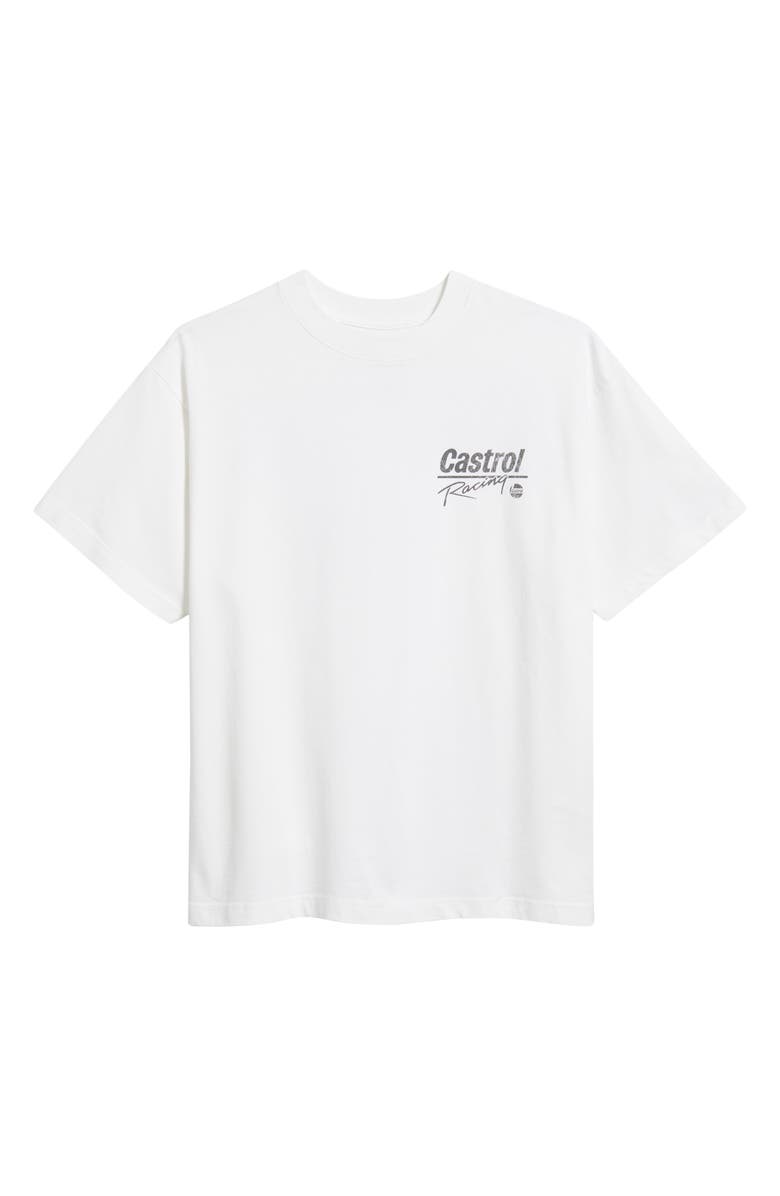 ID Supply Co Castrol Racing Graphic T-Shirt, Alternate, color, White