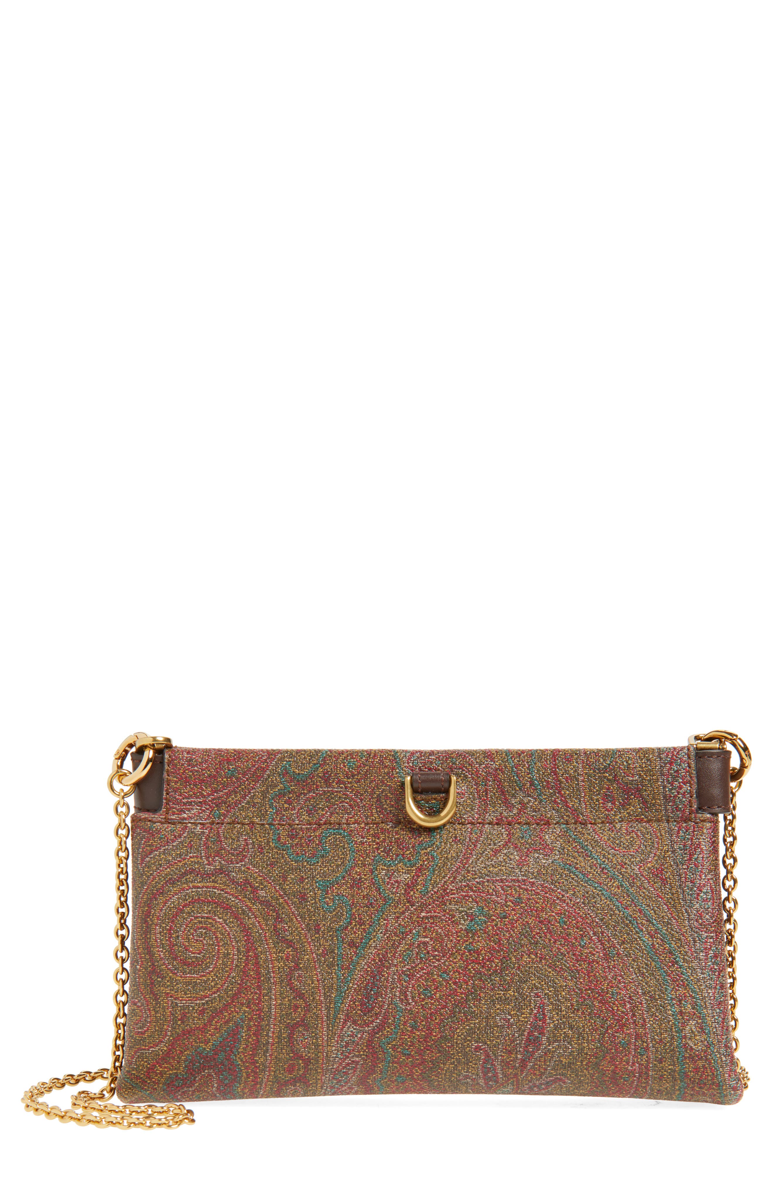 Arnica Coated Canvas Wallet on a Chain, Main, color, BROWN