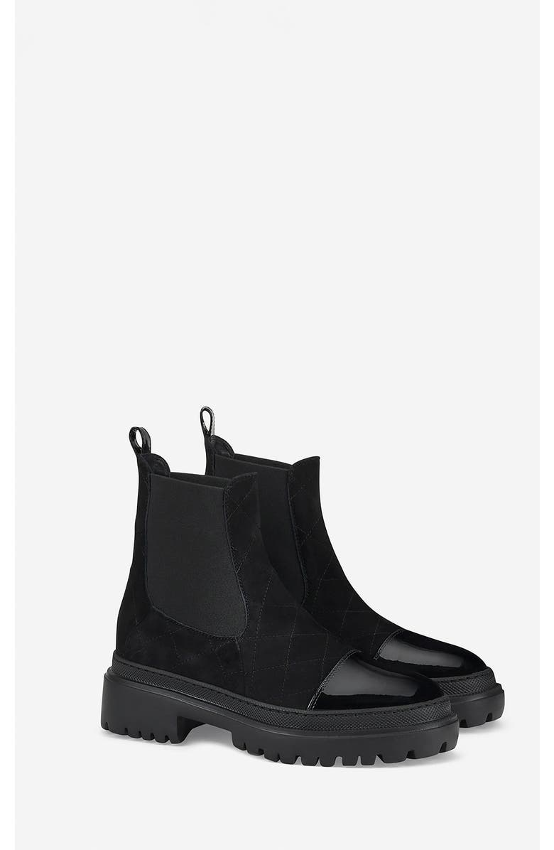 AGL Mary Beat Quilted Ankle Boot, Alternate, color, Black