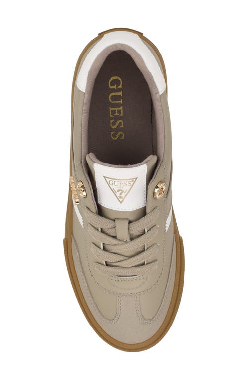 Guess Loui Sneaker In Brown