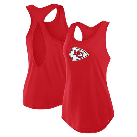 Women's Fanatics Red Kansas City Chiefs Iron Fan Tank Top
