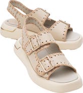 Forever & Always Shoes Douro Braided Rope Strap Leather Sandal