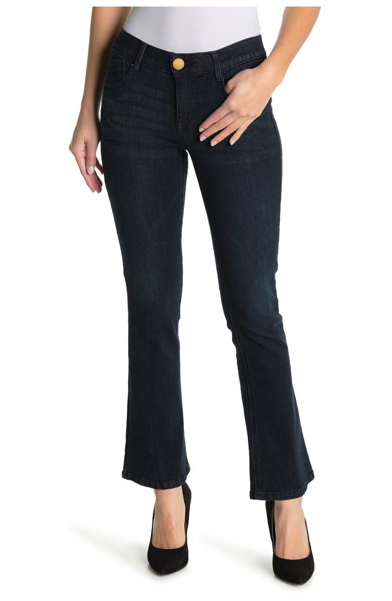 Democracy Ab Tech Cropped Flare Jeans, Main, color, In-Indigo