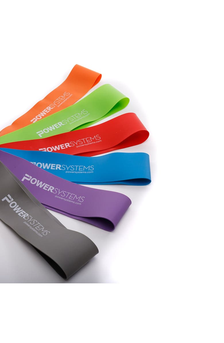 Power system s 9" Mini Versa-Loop Exercise Bands, Workout Bands for Exercise, Alternate, color, Lime Green