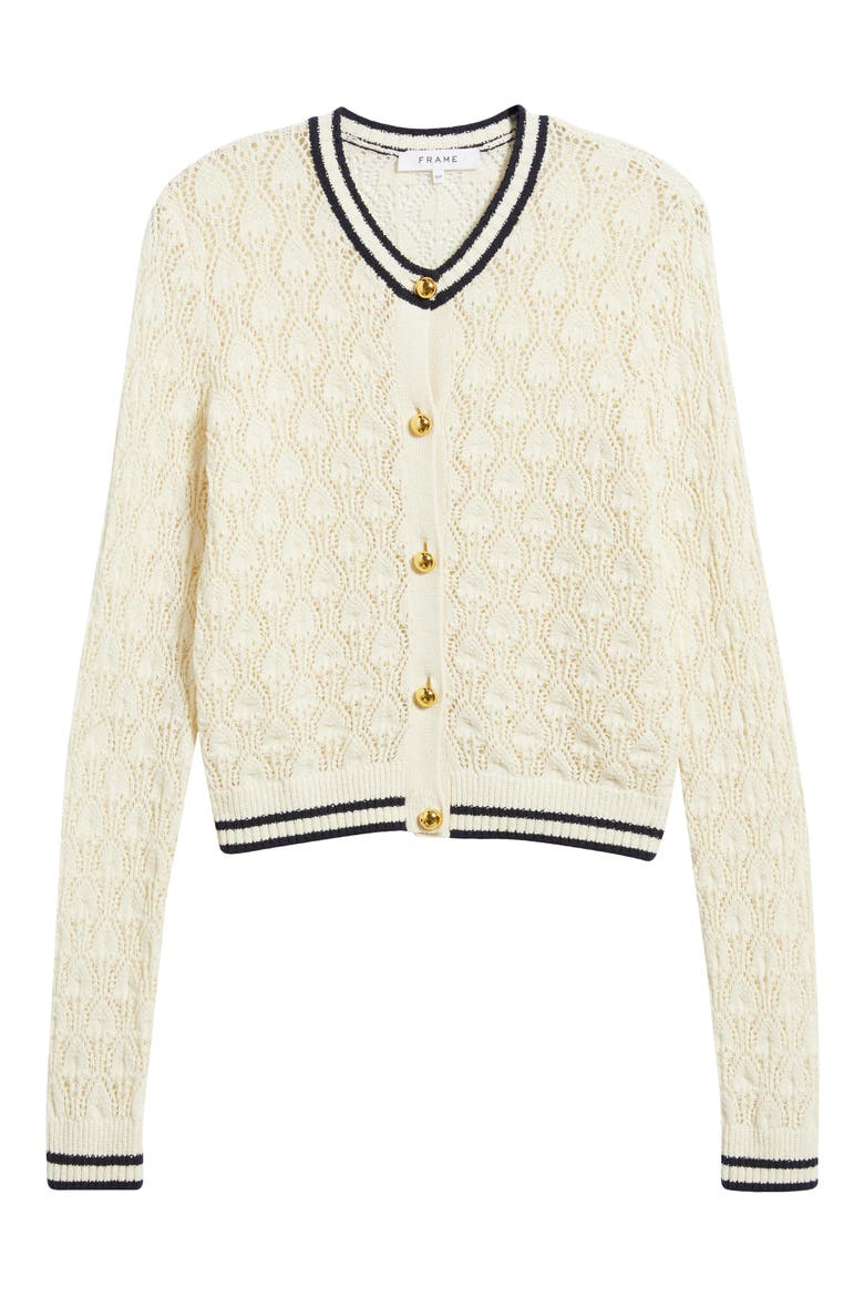The Rookie Open Stitch Cardigan, Alternate, color, CREAM MULTI