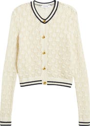 FRAME The Rookie Open Stitch Cardigan