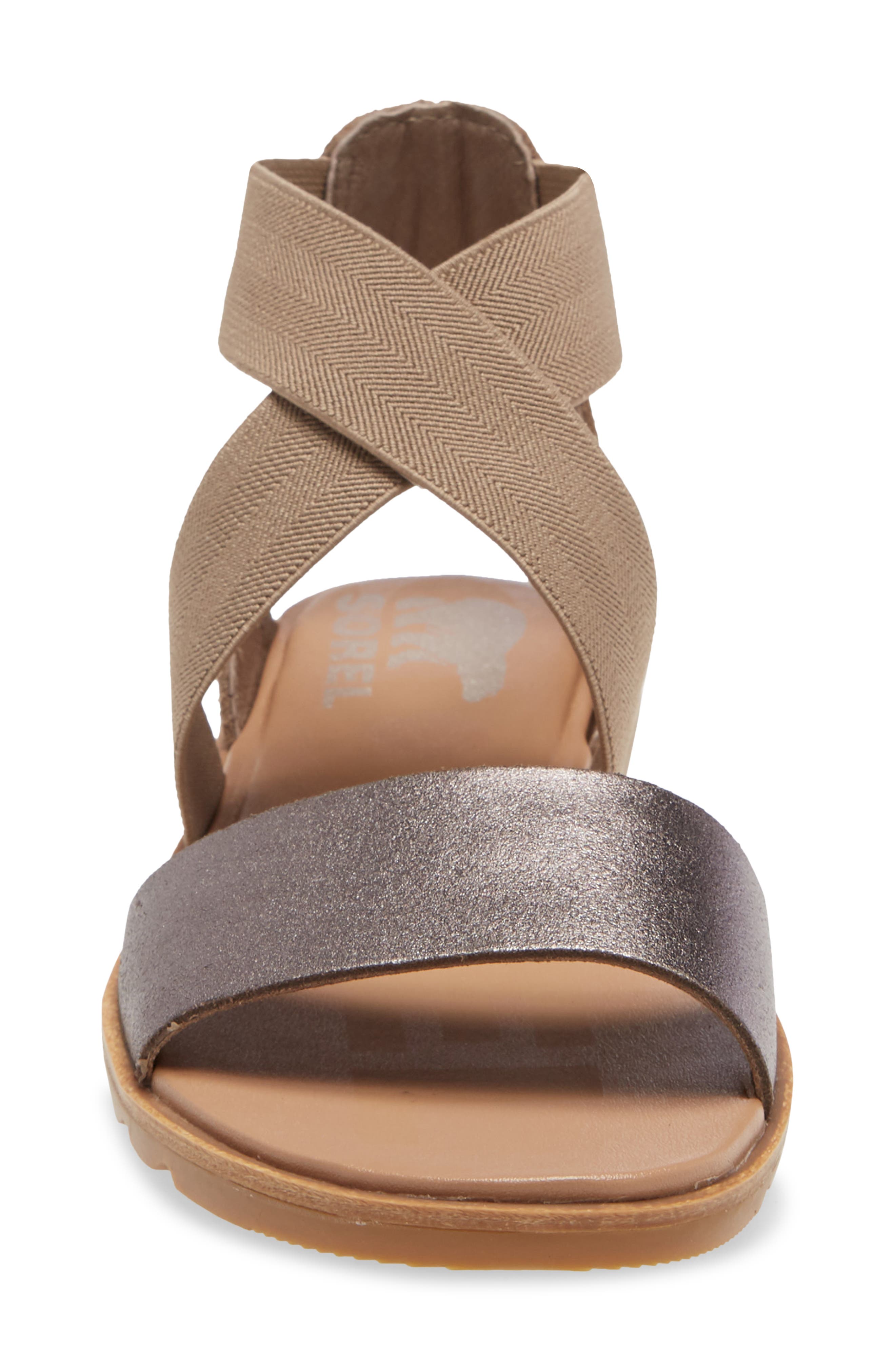 Ella II Sandal, Alternate, color, ASH BROWN