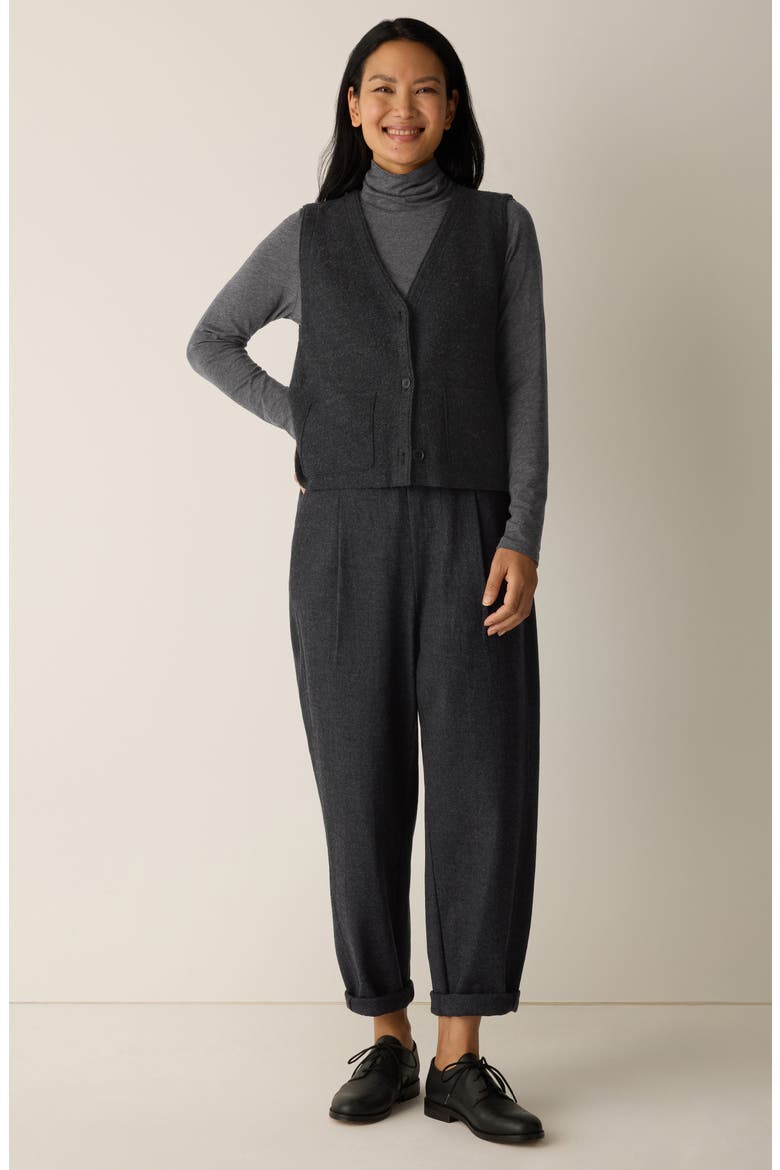 Long Sleeve Turtleneck Top, Alternate, color, CHARCOAL