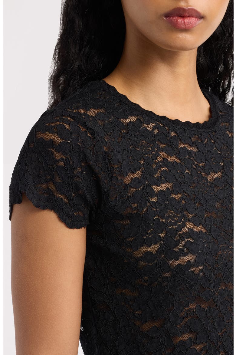 Lucas Lace Top, Alternate, color, BLACK