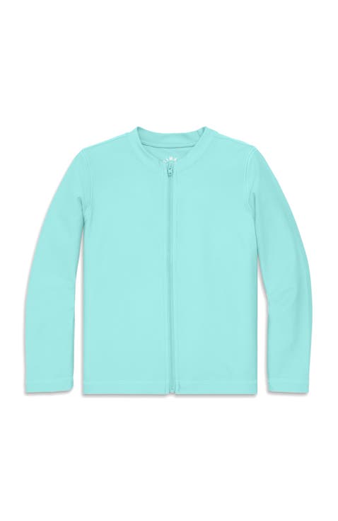 Kids Long Sleeve Full-Zip Rash Guard (Toddler, Little Kid, Big Kid)