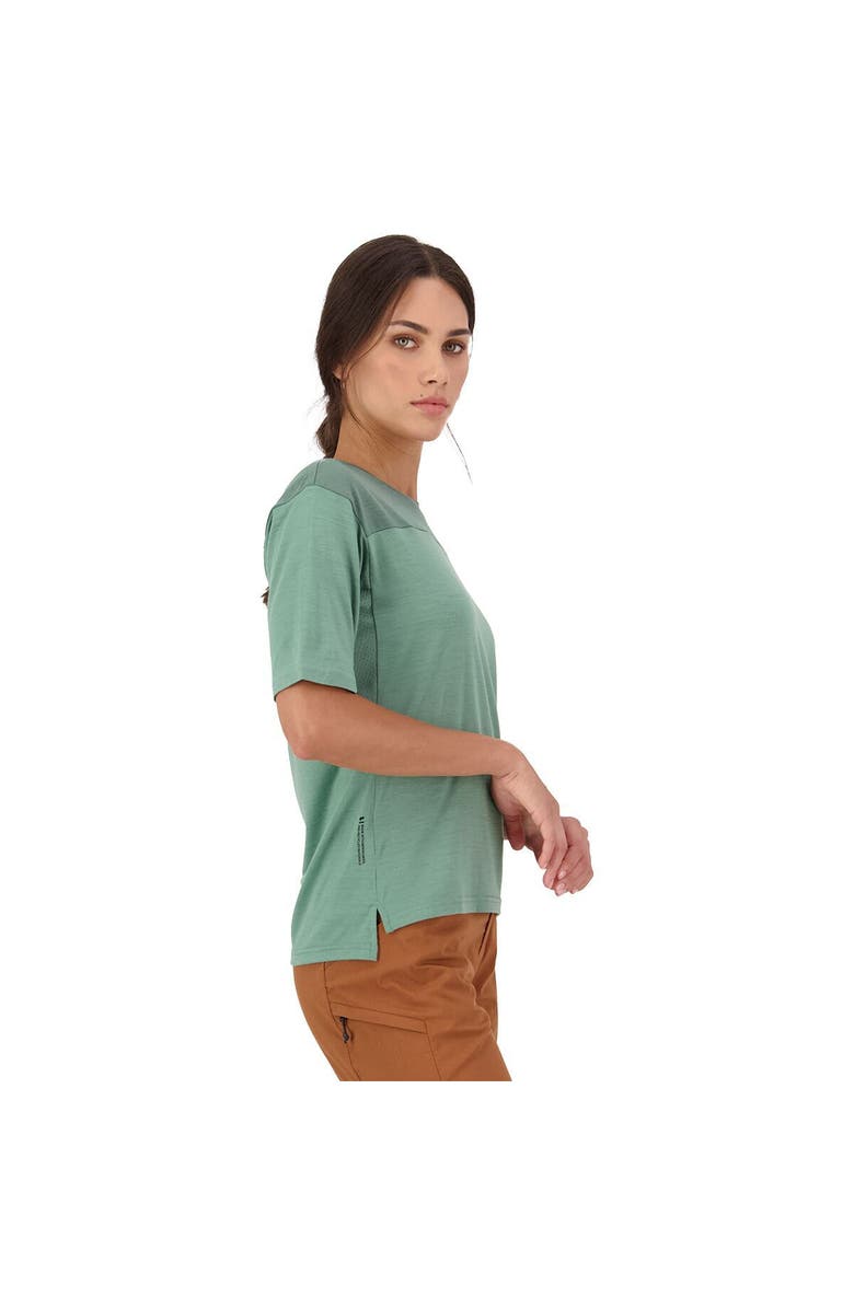 Mons Royale Diversion Merino Short-Sleeve Bike Jersey - Women's, Main, color, Thyme/Cypress