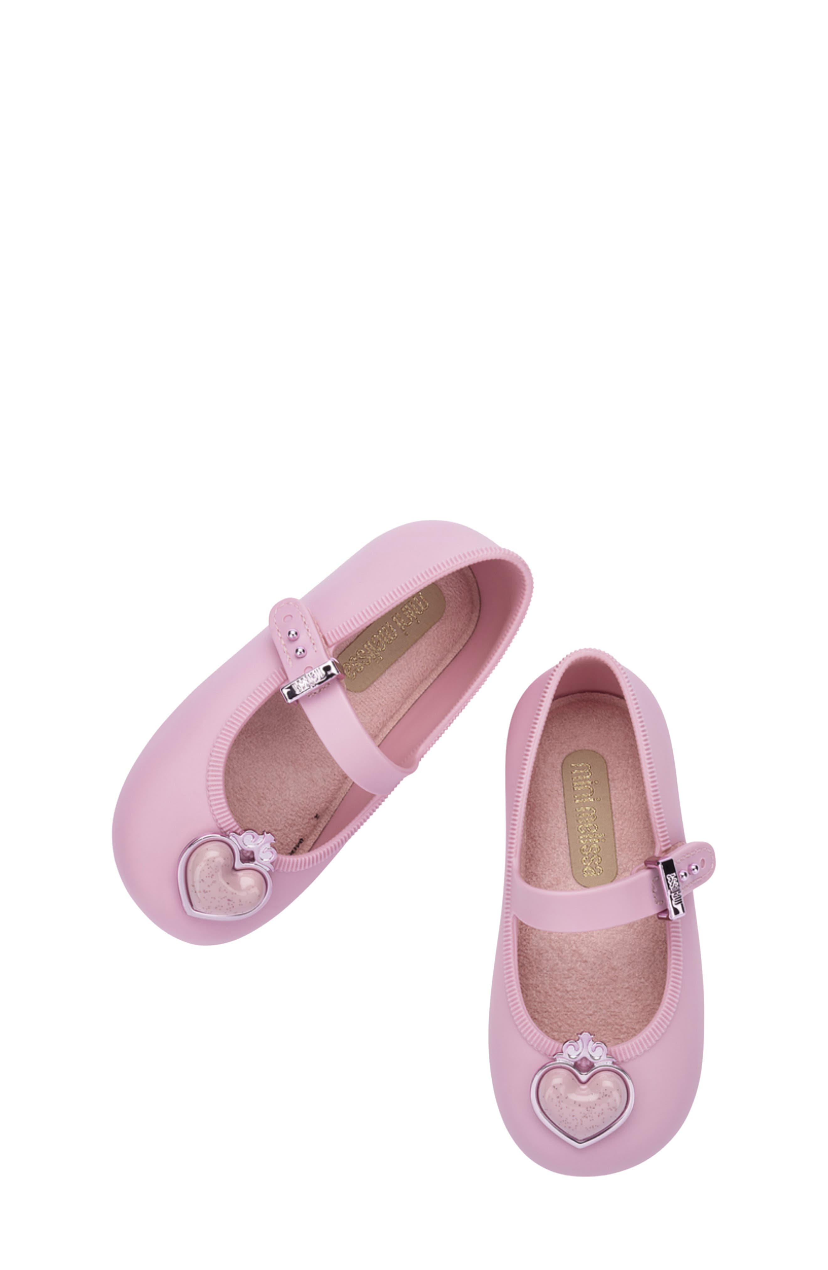 Kids' Mini Melissa Sweet Love Heart Mary Jane, Alternate, color, PINK