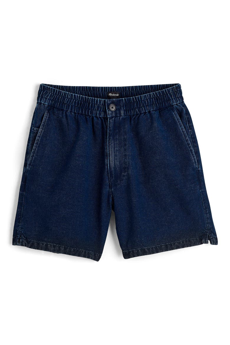 Indigo Dyed Everywear Shorts, Alternate, color, DARK INDIGO