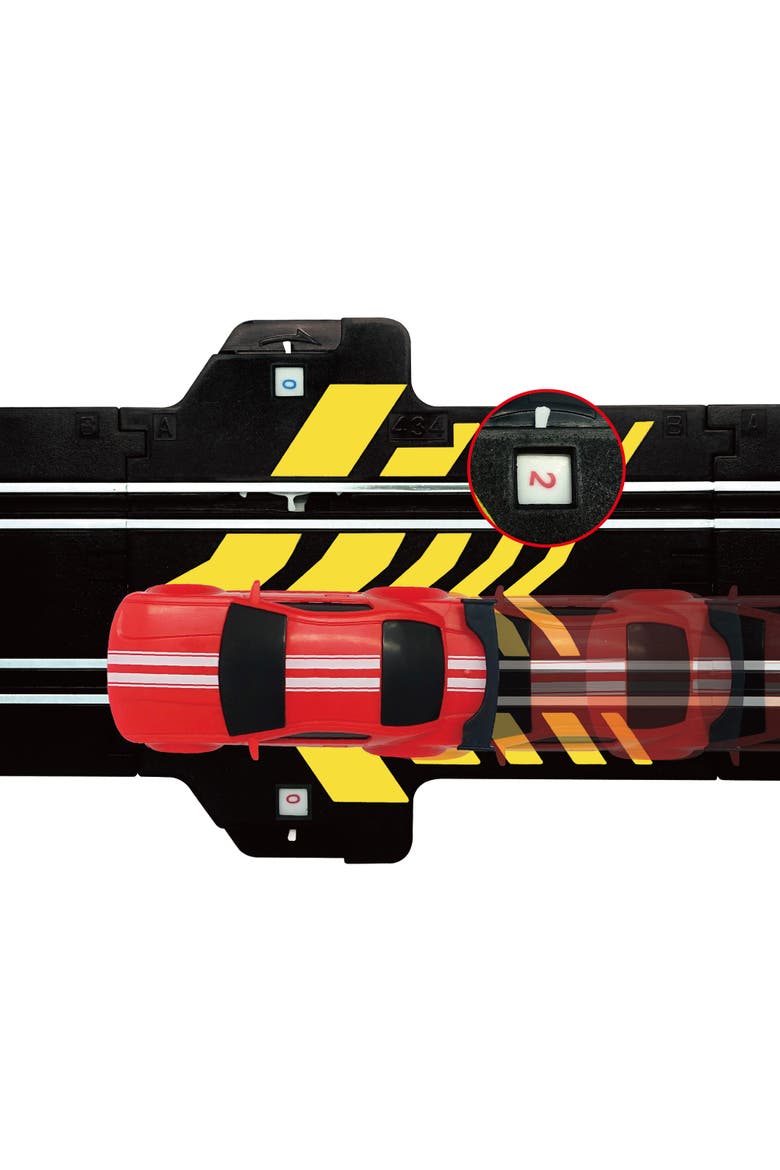 Road Star Challenge, Battery Operated Racing Set, 2 Slot Vehicles, Alternate, color, Multicolored