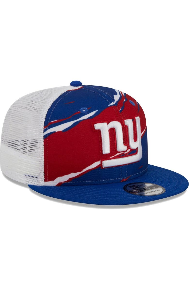 New Era Men's New Era Royal New York Giants Tear Trucker 9FIFTY Snapback Hat, Alternate, color, Royal