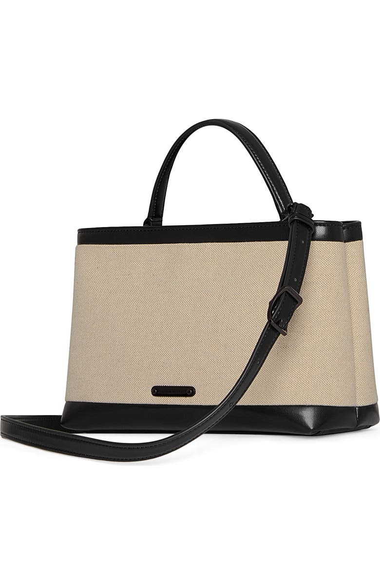 Rebecca Minkoff Megan Surplus Cotton & Hemp Canvas Top Handle Bag, Alternate, color,