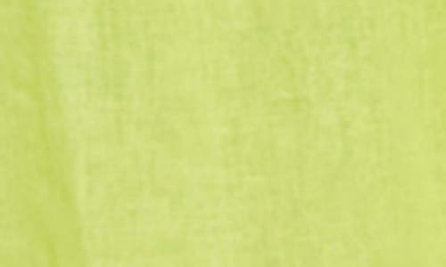 London Times Sleeveless Linen Blend Tiered Dress In Wild Lime