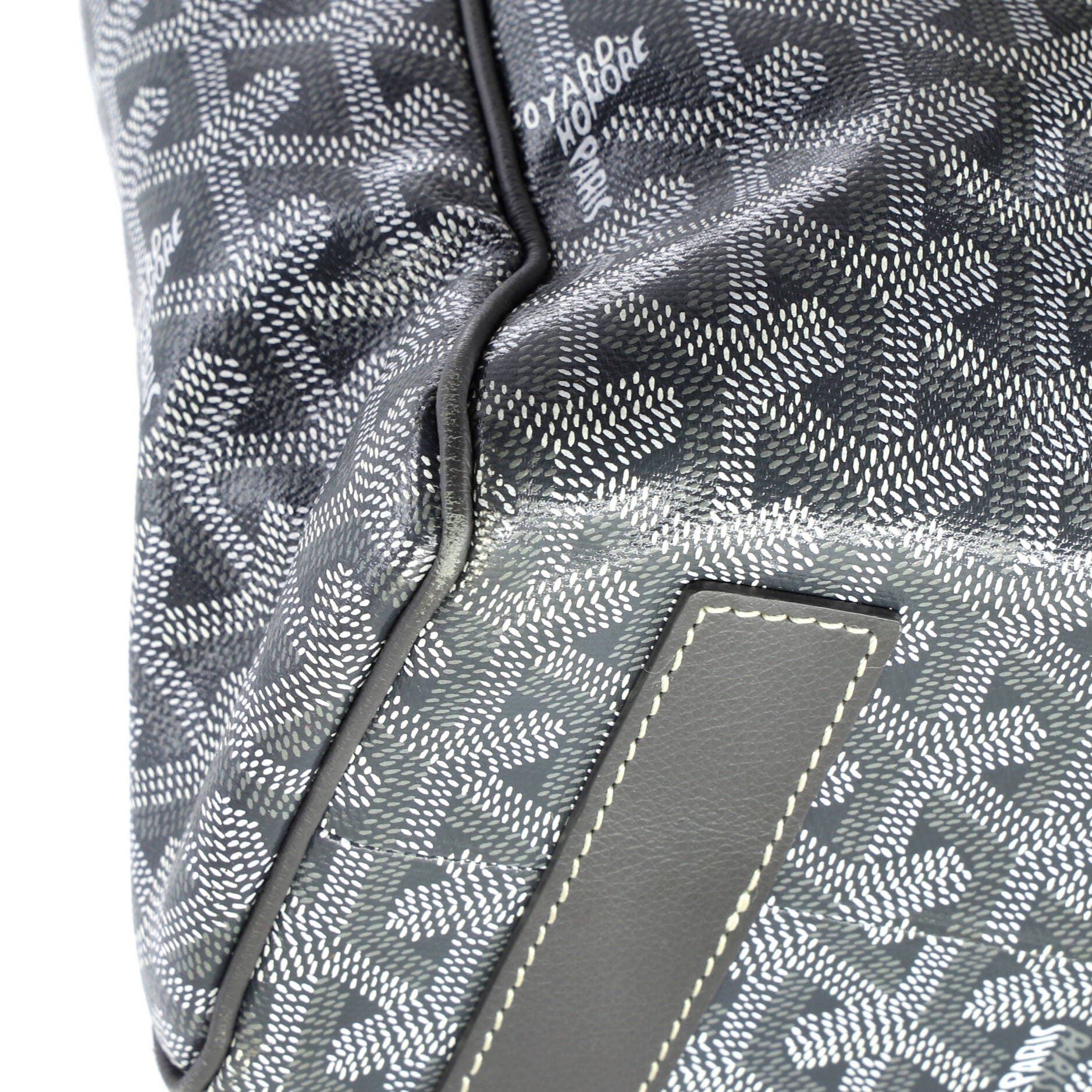 Pre-Owned Goyard Voltaire Convertible Tote Coated Canvas, Alternate, color, Gray