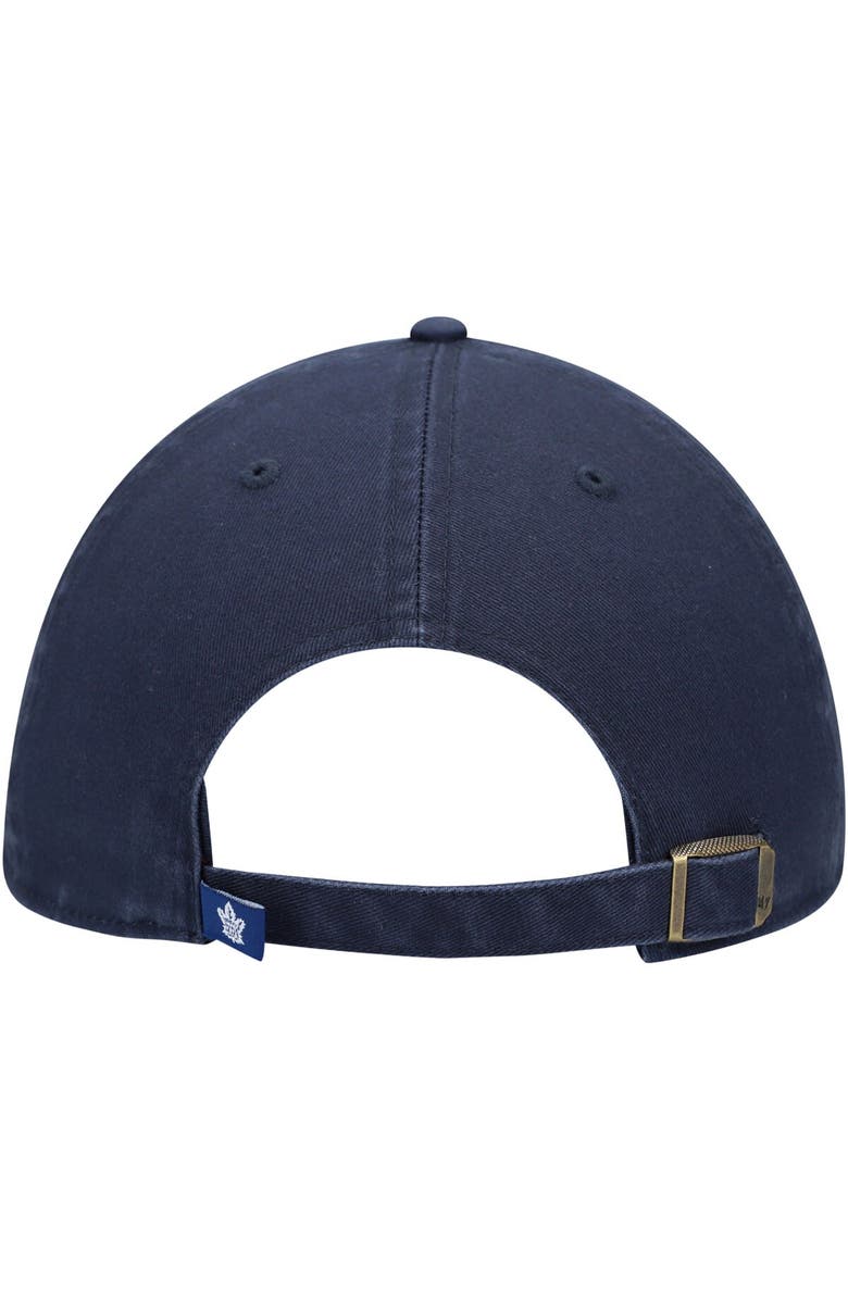 '47 Men's '47 Navy Toronto Maple Leafs Team Clean Up Adjustable Hat, Alternate, color, 