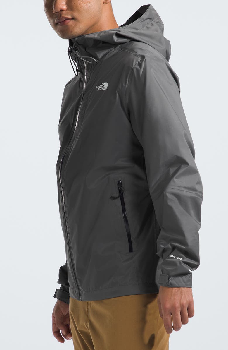 The North Face Alta Vista Water Repellent Packable Hooded Jacket, Alternate, color, Smoked Pearl