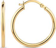 DEVATA 20mm Hoop Earrings in 14K Gold